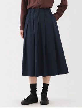 90s VTG Fall Full Pleated Maxi Skirt 6